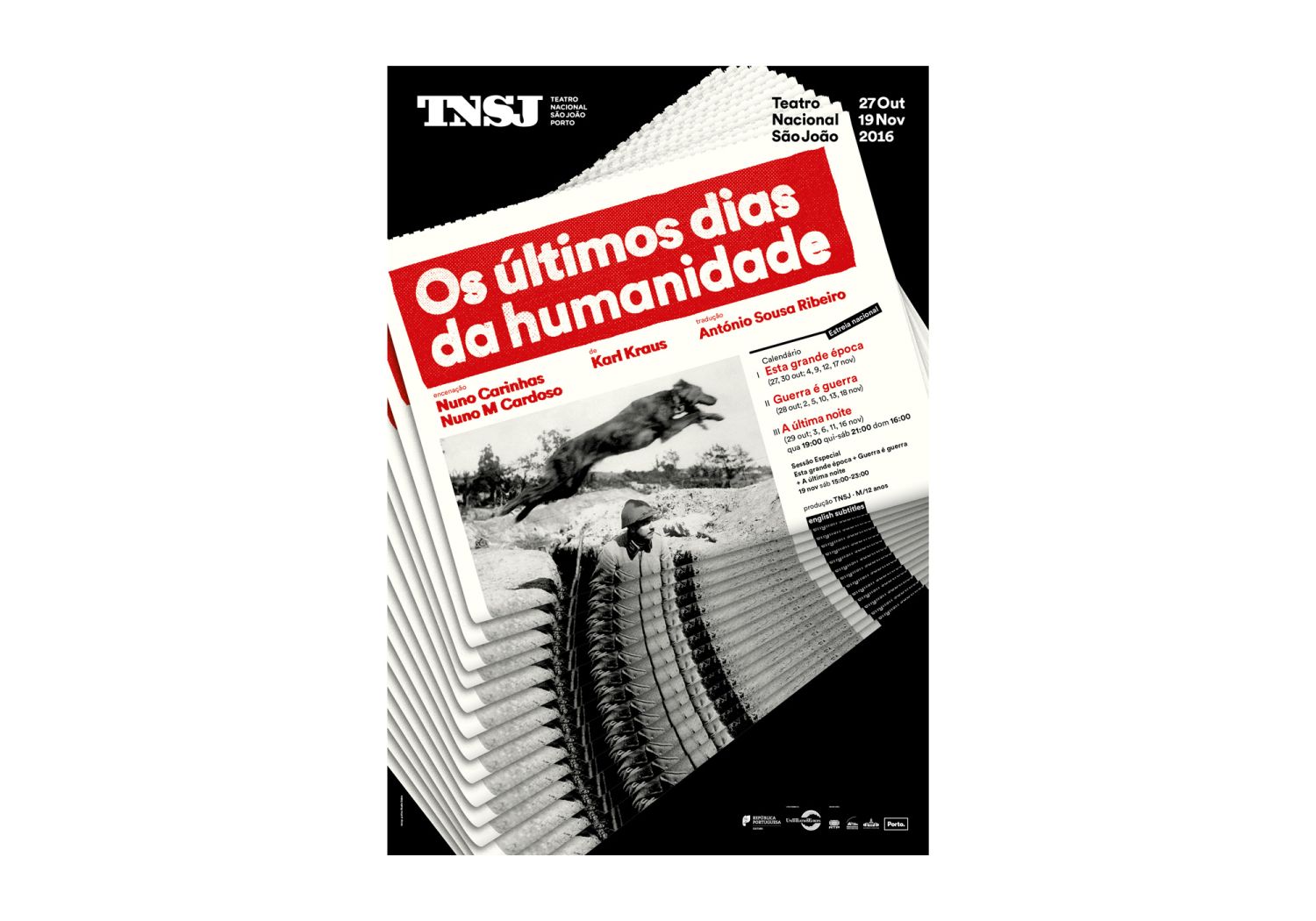 São João National Theatre Posters 2017-2018 Image:8 dobra-tnsj-Humanidade
