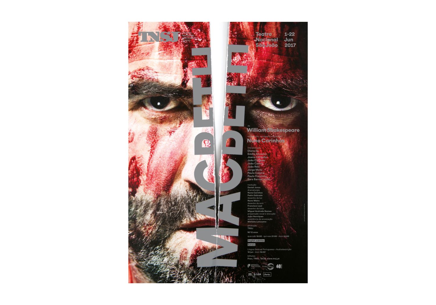 São João National Theatre Posters 2017-2018 Image:6 dobra-tnsj-Macbeth
